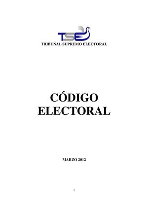 Código Electoral Elecciones 2012 Revisado Pmhdc9522