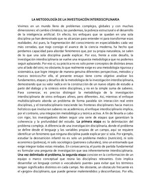 La Metodología