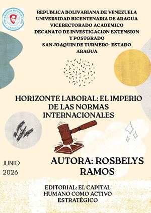Revista Digital Sobre Las Leyes Internacionales Del Trabajo