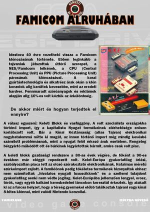Famiclone Md2 Mobilbarát verzió