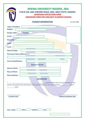 Bowen University, Iwo, admission forms for the 2026/27 academic session.☎️{08039478772) ☎️{+23408039478772} Available forms include Jupeb, Ijmb, transfer, direct entry, preliminary, remedial studies, masters, ☎️{08039478772) and postgraduate diploma. Thes
