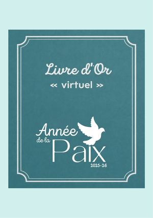 Livre D'or Paix