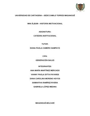 Actividad Catedra Institucional