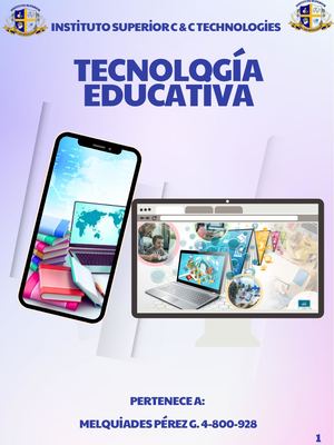 Análisis De Las Tecnologías Educativas