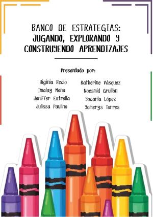Banco De Estrategias Metodológicas Para La Enseñanza Por Competencias