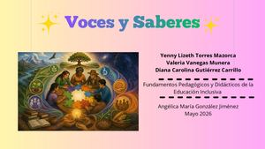 Voces Y Saberes
