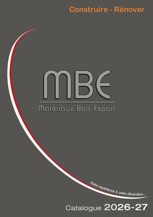 Catalogue MBE 2026-2027 Construire-Rénover