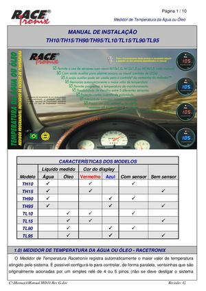 Manual Th15 Th95 Tl15 Tl95 Completo Com Ligações