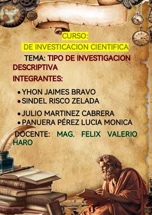 Investigación Descriptiva Simple
