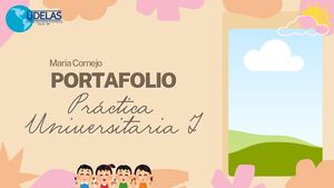 Presentación Portafolio Creativo Orgánico Pastel