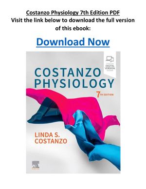 Costanzo Physiology 7th Edition PDF
