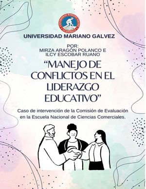 Manejo De Conflictos En El Liderazgo Educativo
