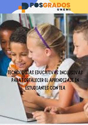 Tecnologías Educativas Inclusivas Para Fortalecer El Aprendizaje En Estudiantes Con Tea