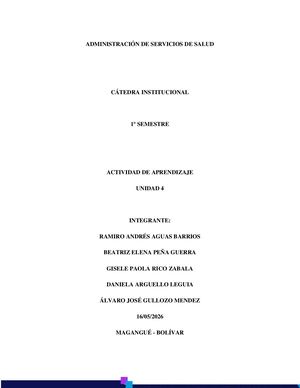 Actividad Cátedra Unidad 4