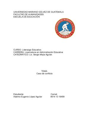 S13 Caso De Conflicto Adelmo