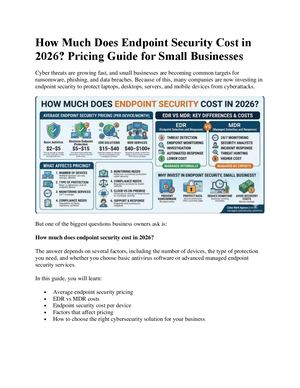 How Much Does Endpoint Security Cost In 2026 Docx