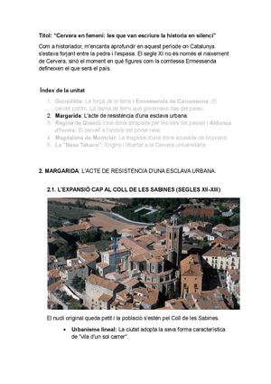 Sa Cap 02 Margarida, L'acte De Resistència D'una Esclava Urbana