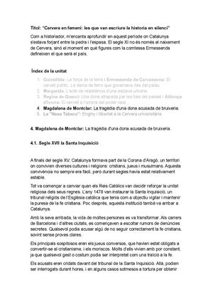 Sa Cap 04 Magdalena De Montclar, La Tragèdia D'una Dona Acusada De Bruixeria