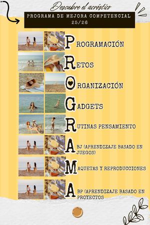 PROGRAMA DE MEJORA COMPETENCIAL: Acróstico