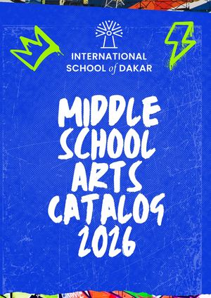 ISD Middle School Art Catalog 25 26