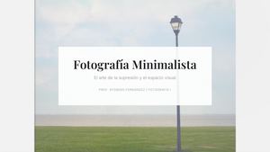 Unidad II Fotografía Minimalista