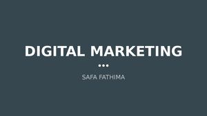 PPT on Digital Marketing