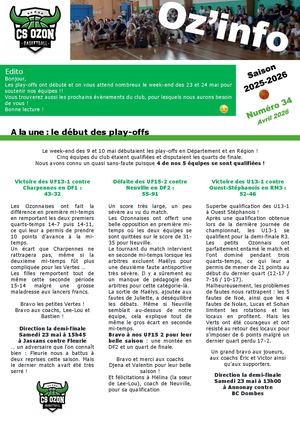 Newsletter Cso Avril 2026 N°33