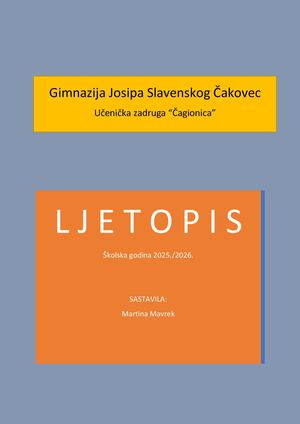 Ljetopis Uz ČAgionica