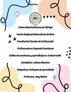 Estilos Johana Montero