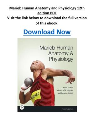 Marieb Human Anatomy And Physiology 12th Edition PDF