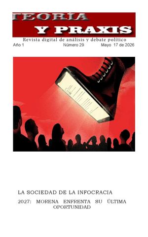 Teoría Y Praxis No 29 Mayo 2026