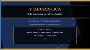 Ruta Cualitativa V Heuristica