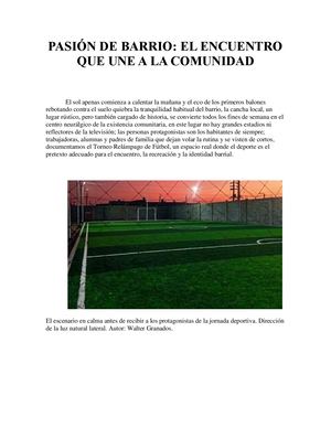 Relato Visual Walter