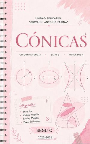 Libro Cónicas Proyecto Matemáticas 3bguc