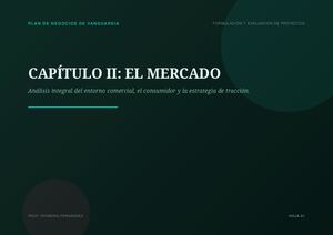 Capitulo Ii: Mercado - Plan de negocios