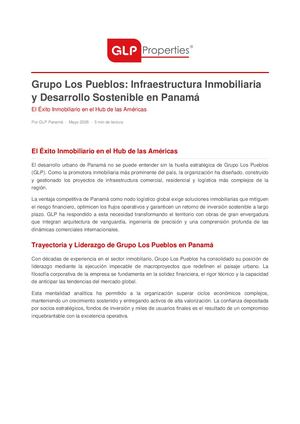 GLP Properties Presentación