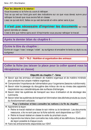 5 Ch7 A1 Cours (Respiration Humains Poissons)