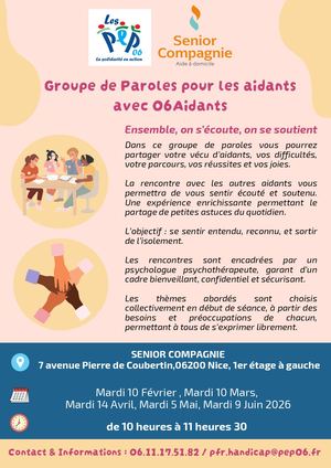 Groupes De Parole 06 Aidants Senior Compagnie 2026