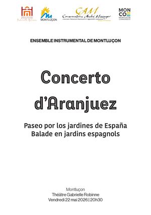 Programme Concerto d'Aranjuez