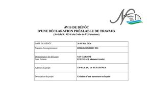 Dépôt DP0626282500063T01