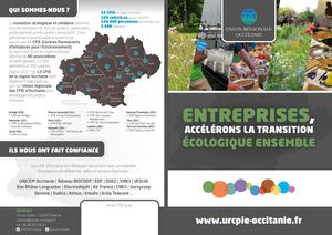 Plaquette "Entreprises, accélerons la transition écologique ensemble !"