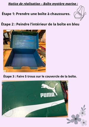 Tuto Boite Mystere Marine