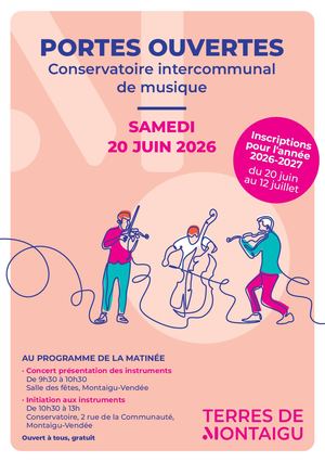 Portes ouvertes du Conservatoire intercommunal - Programme