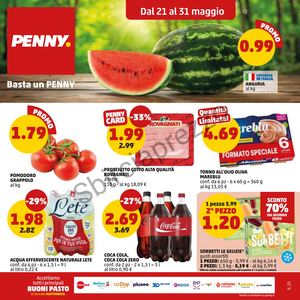Volantino Penny Dal 21 Al 31 Maggio 2026