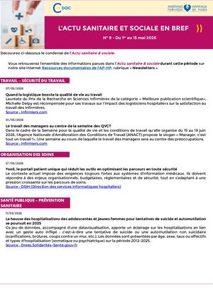 Actu Sanitaire & Sociale En Bref No 9