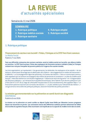 Revue D'actualités Spécialisées 11 05 2026