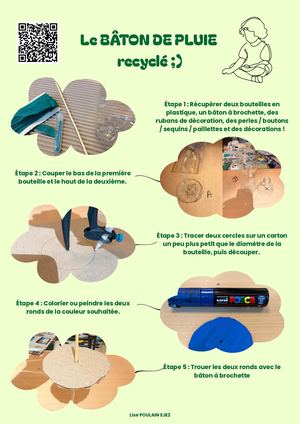 Tuto Le Baton De Pluie Recycle