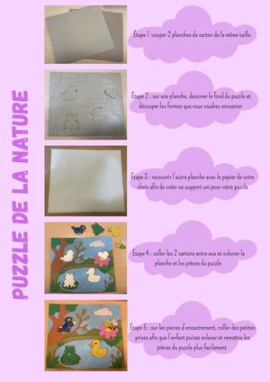 Tuto Puzzle De La Nature