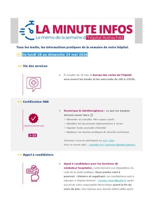 Rth Minute Infos 18 05