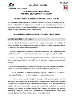 Resumo Norma 2 JNE Ensino Básico